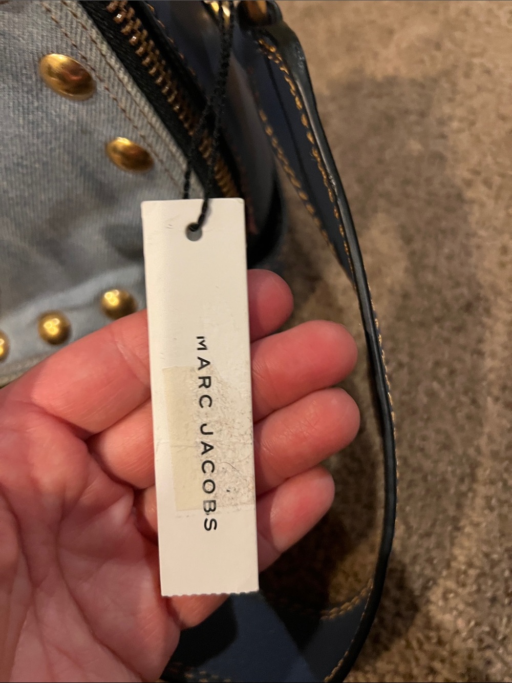 Marc Jacob Nomad Crossbody Denim Bag denim Jean **see pictures - Picture 5 of 16